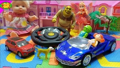 ألعاب اطفال----لعبه السياره الزرقاء الجديده  بالريموت----تويوتا اشترت عربيه جديده!!