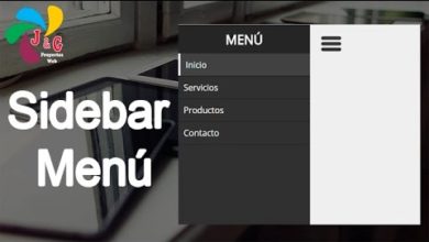 Diseñando un Sidebar Menu con HTML, CSS y JQuery