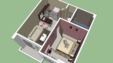 Sketchup Interior Design ( Apartment)
