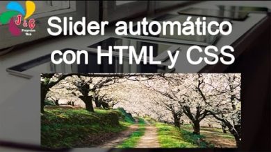 Slider automático con HTML y CSS