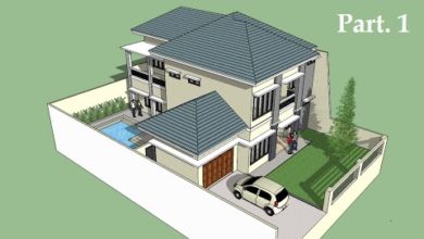 Sketchup tutorial house building Part 1