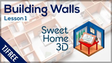 SH3D Lesson 1 - Create Walls & Basic Intro