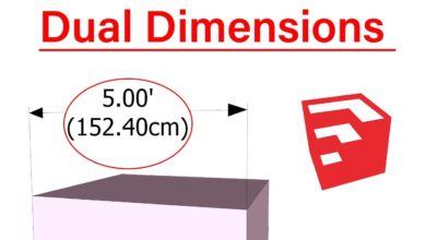 Display Dual Dimensions in SketchUp