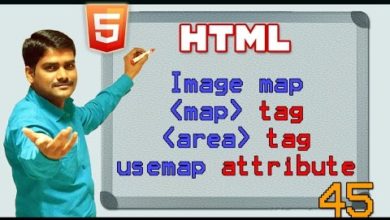 HTML video tutorial - 45 - html image map