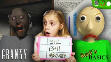Baldi's Basics at Granny's Homeschool! | Granny Horror Game and Baldi's Basics in REAL LIFE COMBINED