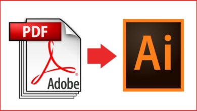 فتح ملف PDF متعدد الصفحات في الاليستريتور - Open multipage PDF in Adobe Illustrator