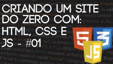 Criando um site do zero com: HTML, CSS e JS - #01