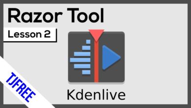 Kdenlive Lesson 2 - Cut/Shorten Video with the Razor Tool