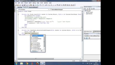 Visual Basic 2008 - ComboBox شرح إضافة