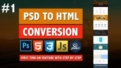 #1 PSD  to Html 5 responsive website conversion || Navigation creation
