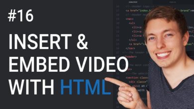 16: How to Create HTML5 Videos and Embed Videos | Learn HTML and CSS | HTML Tutorial | Basics of CSS
