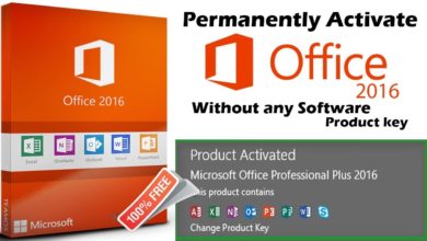 Permanently activate Microsoft office 2016 Pro plus Without any software or product key / 2018