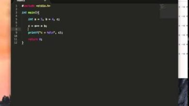 C Programming tutorial Arabic #13 | برمجة لغة سي: increment operators