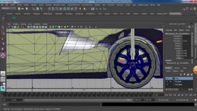 Audi R8 3D by Maya 3D Animation تعلم حركة السيارة
