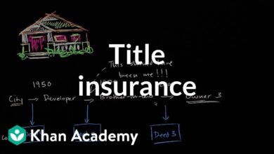 Titles insurance | Housing | Finance & Capital Markets | Khan Academy