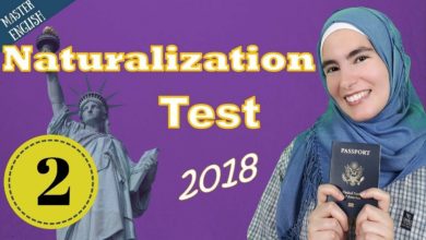 (2) 2018 U.S. Naturalization Test & Master English Part 2