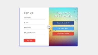 How To Create Signup Form In HTML And CSS | Registration From | Social Login