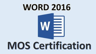 Word 2016 - MOS Exam Certification - Microsoft Office Specialist Test Practice Training Study Guide