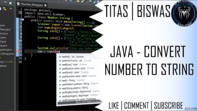 Java Programming - Convert a Number to String