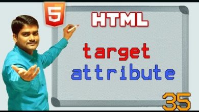 HTML video tutorial - 35 - html target attribute