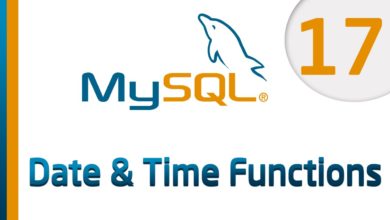 62. دوال التاريخ و الوقت في قواعد بيانات MySQL