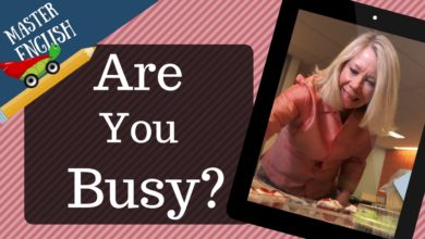 (25) تعلّم اللغة الإنجليزية من خلال قصة قصيرة ومسلية بالصوت والصورة: Are you busy؟