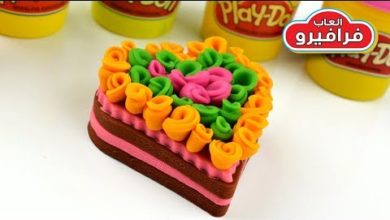How to make Play-Doh Cake | Play Doh Creative Fun videos for kids | Play Dough moulding Art