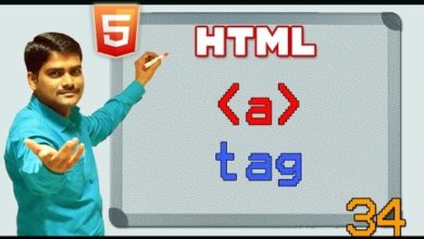 HTML video tutorial - 34 - html a tag for hyper text
