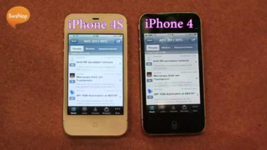 iPhone 4S vs iPhone 4 speed test - اختبار السرعه ايفون 4 اس × ايفون 4