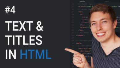 4: Learn to Create Titles and Text Using HTML | Learn HTML and CSS | HTML Tutorial
