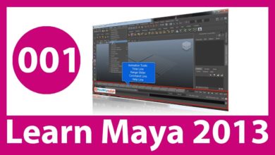 Learn Maya - 001 - Maya User Interface (UI Elements)