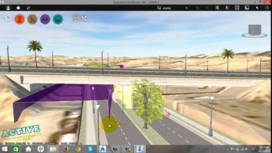 شرح برنامج Autodesk InfraWorks 360 الدرس الثاني شرح واجهه البرنامج و الايقونات