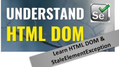 What is HTML DOM & StaleElement Exception in Selenium