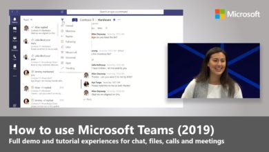 How to use Microsoft Teams, a demo tutorial (2019)