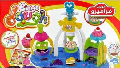 العاب اطفال: لعبة صلصال بينجو دو صانع الكب كيك - معجون الصلصال طين اصطناعي Bingo Dough Cupcake Maker