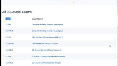 Télécharger l'Examen Ethical hacker CEH ,CCSP ;CISSP gratuit ( Free)