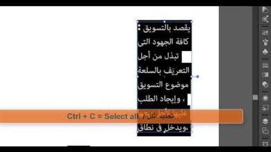 11.02. أدوات و أنواع الكتابة في برنامج الأليستريتور