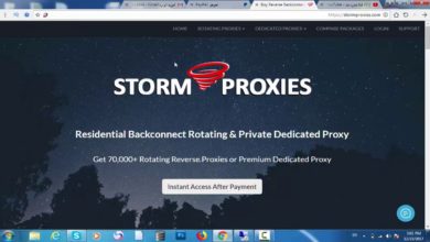 شرح شراء بروكسي من موقع stormproxies واستخدامها في الربح من الانترنت 2018