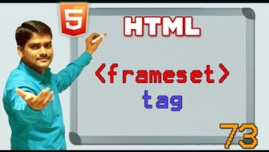 HTML video tutorial - 73 - html frameset tag and html frame tag - Part 1