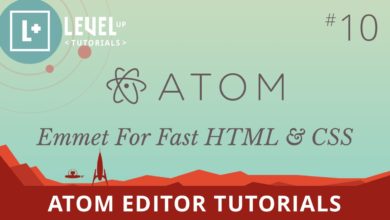 Atom Editor Tutorials #10 - Emmet For Fast HTML & CSS