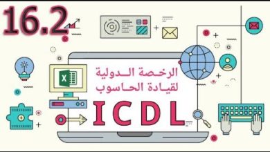 الدرس 16.2 - انواع الملفات في النظام | ICDL