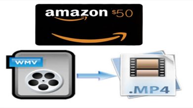 تحويل الفيديو من wmv إلى MP4 و الحصول على جودة خرافية مع بطاقات أمازون مجانية