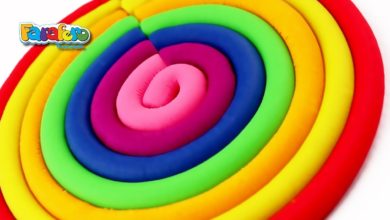 Play Doh Rainbow العاب صلصال للاطفال | طين اصطناعي بالوان قوس قزح