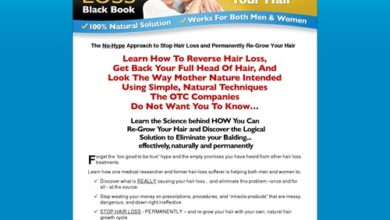 Hair Loss Black Book - Stop Hair Loss & Re-Grow Your Hair