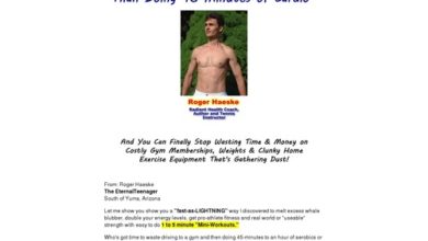 Bodyweight Exercises- Lightning Speed Fitness Program