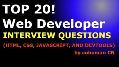 TOP 20 WEB DEVELOPER INTERVIEW QUESTIONS AND ANSWERS (HTML, CSS, JAVASCRIPT, AND DEVTOOLS)