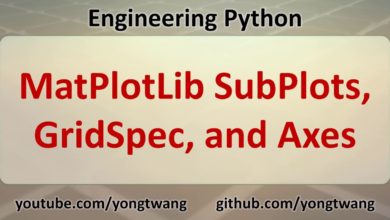 Engineering Python 15B: MatPlotLib SubPlots, GridSpec, and Axes