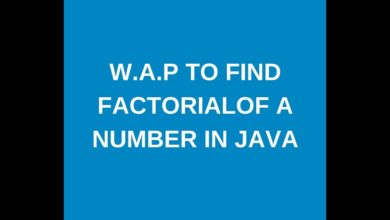 Write a java program to find factorial of a number in java?