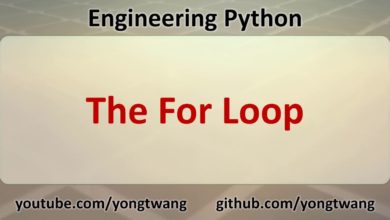 Engineering Python 10A: The For Loop