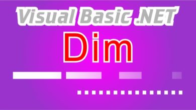 Dim Visual Basic .NET